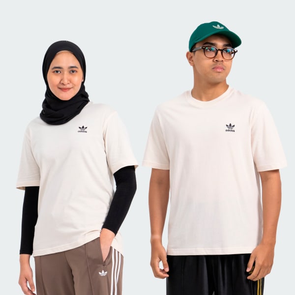White adidas ESS Tee x Kampung House