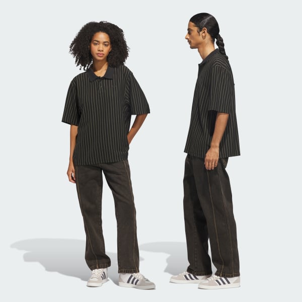 ブラウン スケートボーディング x KADER アシッドウォッシュ パンツ