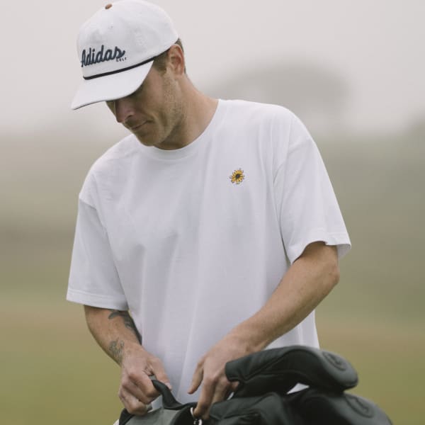 adidas Adicross Drop Two Golf Tee (Gender Neutral) - White