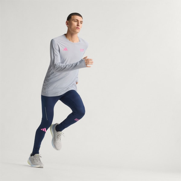 Niebieski Długie Legginsy BMW Berlin-Marathon 2025