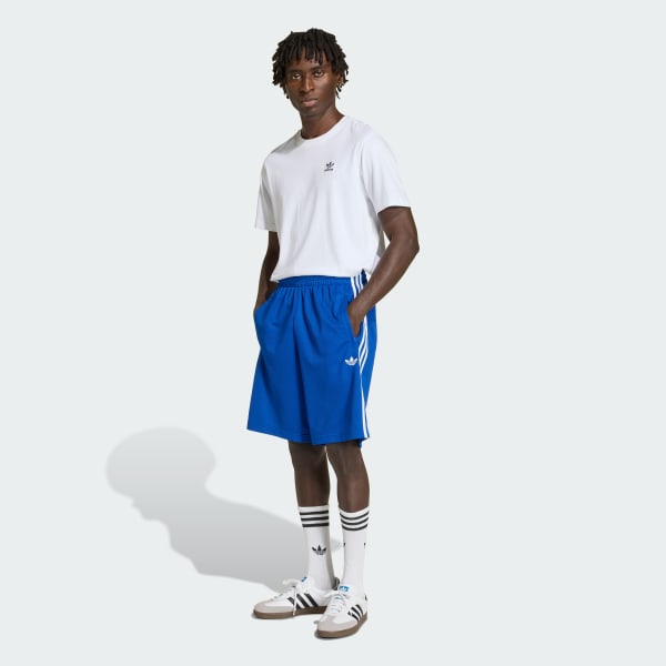 Blauw ADICOLOR MESH SHORT