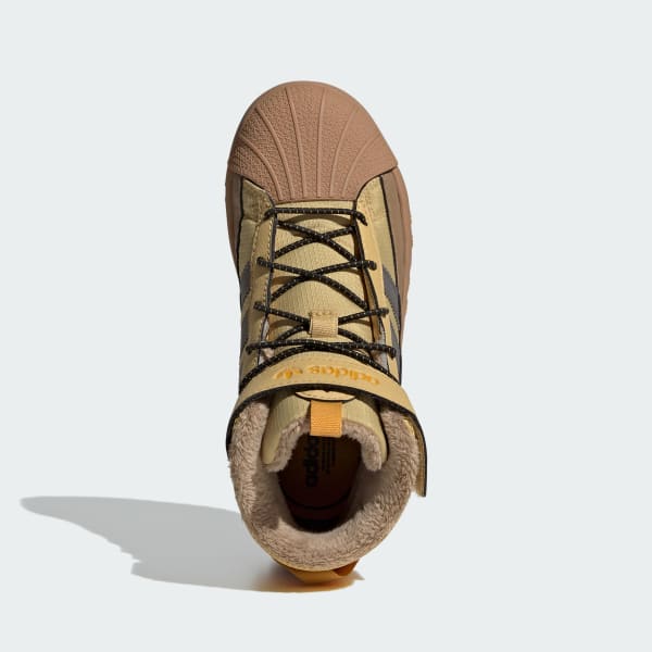 adidas Superstar Winter Trek Shoes Kids Beige Free Shipping with adiClub adidas US