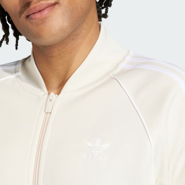 adidas SSTトラックジャケット　ジャージ　オールホワイト　O size adidas SSTトラックジャケット ジャージ オールホワイト O size