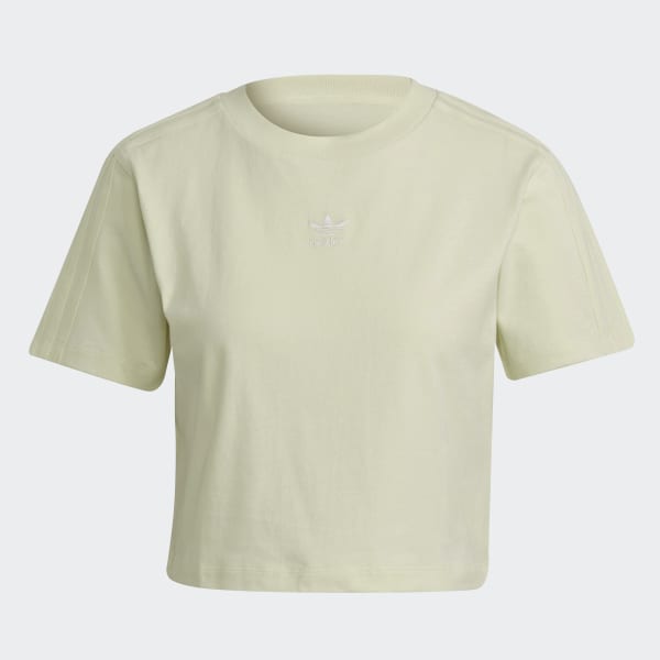 Yellow Tennis Luxe Cropped Tee BT604