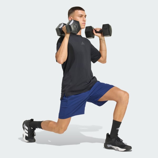 Mau-xanh-da-troi QUẦN SHORT DỆT CƠ BẢN WORKOUT ESSENTIALS