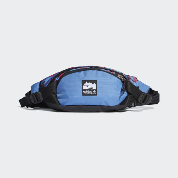 Blue adidas Adventure Waist Bag Small KNI78