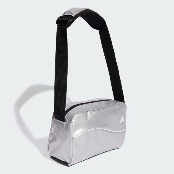 Silver adidas Glow Mini Duffel