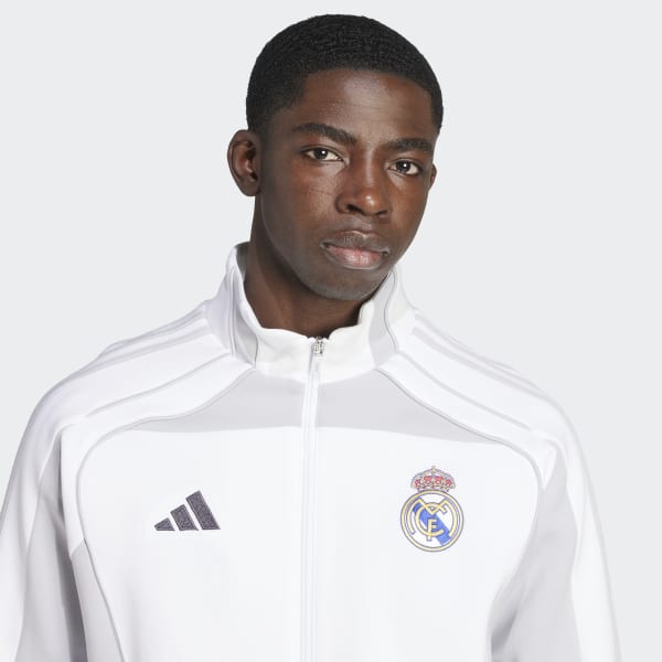 adidas Real Madrid UBP Doubleknit Track Top - White | Free