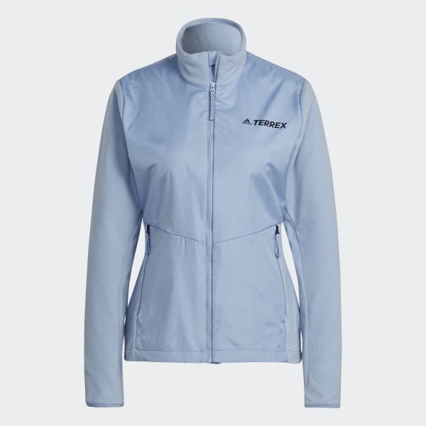 Blauw Multi Primegreen Windfleece Jack AV600