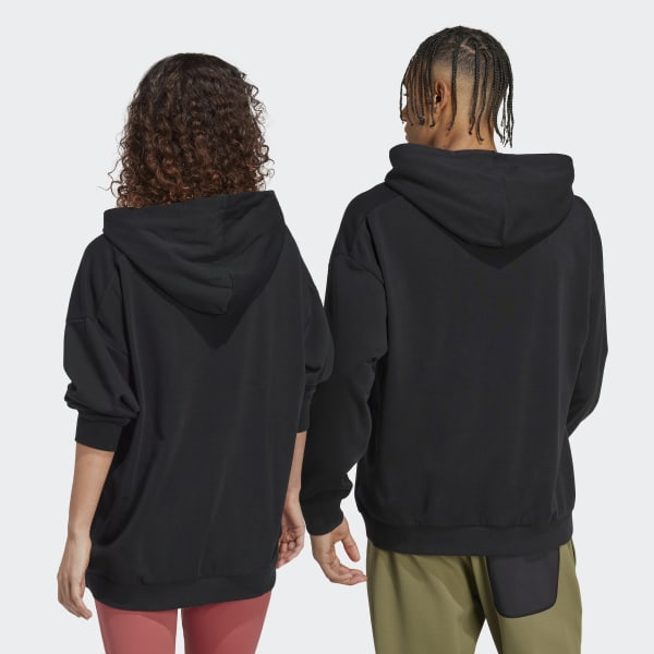 Negro Polera con Capucha Terrex Large (Unisex)