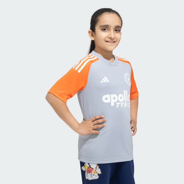 Blue India Cricket Training Jersey Kids