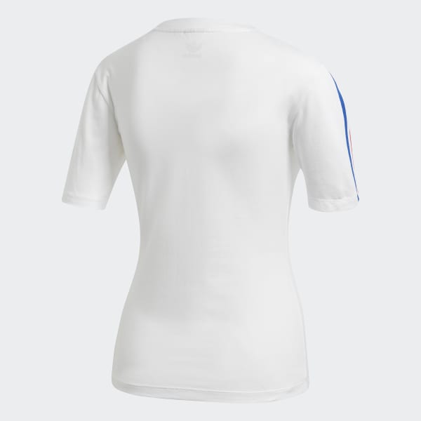 Blanco Camiseta Adicolor 3D Trefoil