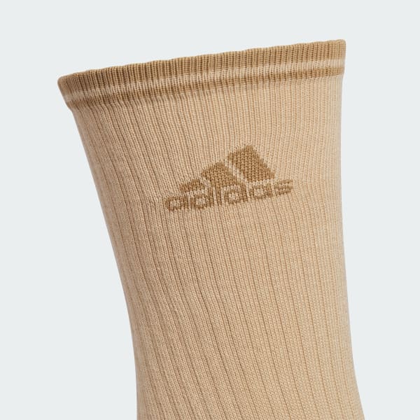 Brown Athletic Cushioned Mixed 2.0 6-Pack Crew Socks