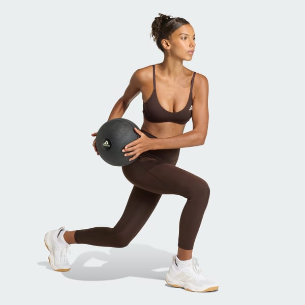 Braun Optime Essentials 7/8-Leggings, ohne Vordernaht