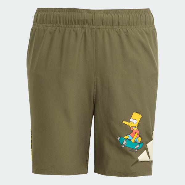 Verde Shorts de Natación adidas Los Simpsons para Niños