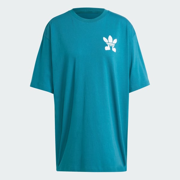 Turquoise Treffy Walks Graphic Tee