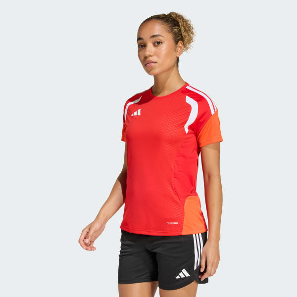 Rojo Camiseta de Entrenamiento Tiro 26 Competition