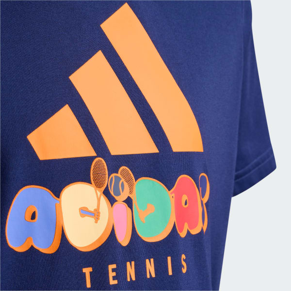 Azul Playera Graphic Category de Tenis para Niños