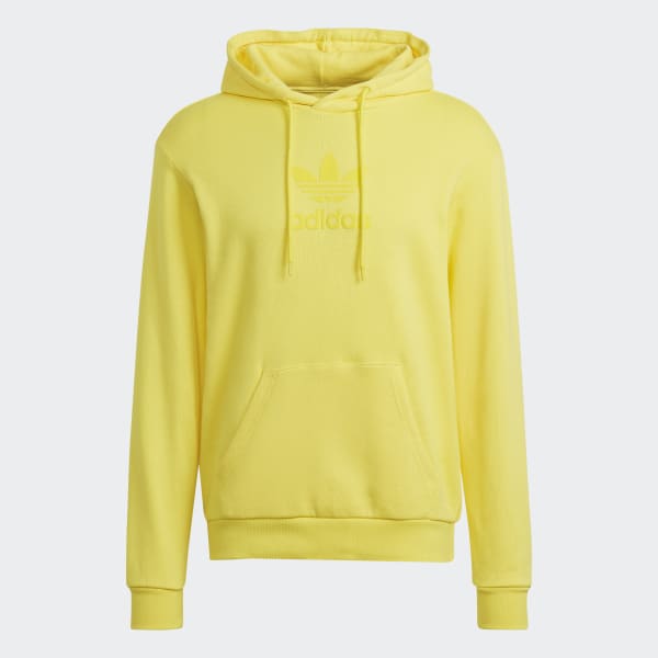 zltá Mikina s kapucňou Trefoil Series Street