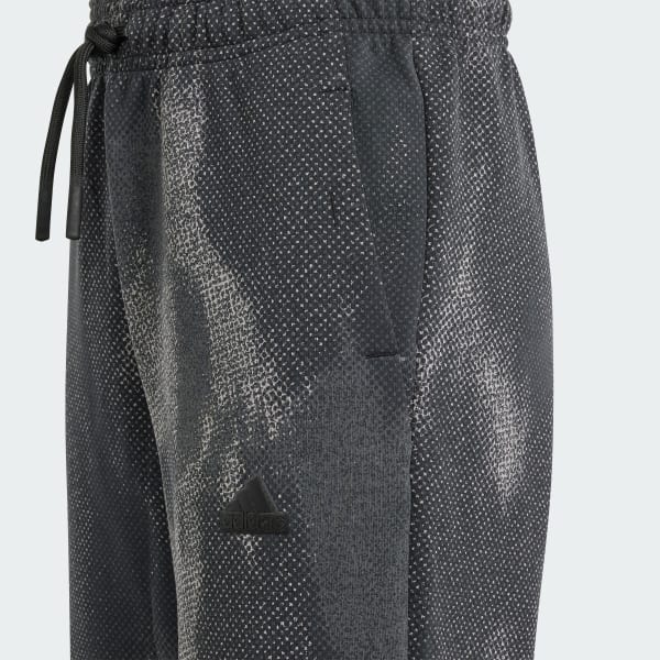 Negro Pantalón Future Icons Allover Print Largo Hasta El Tobillo para Niños