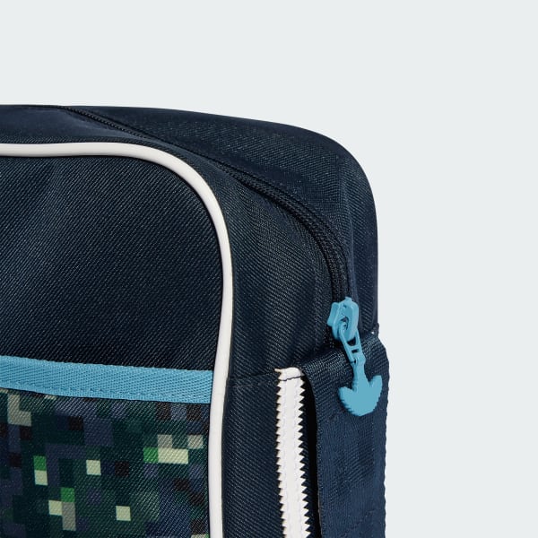Blue adidas x Minecraft Classic Airliner Bag