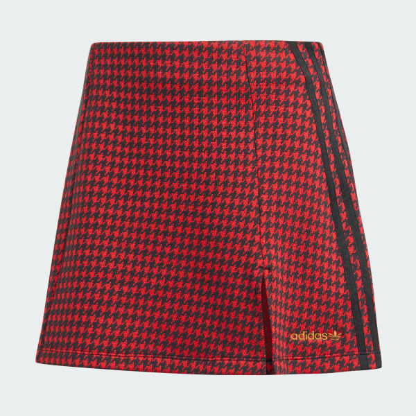 Rod Houndstooth skræddersyet nederdel