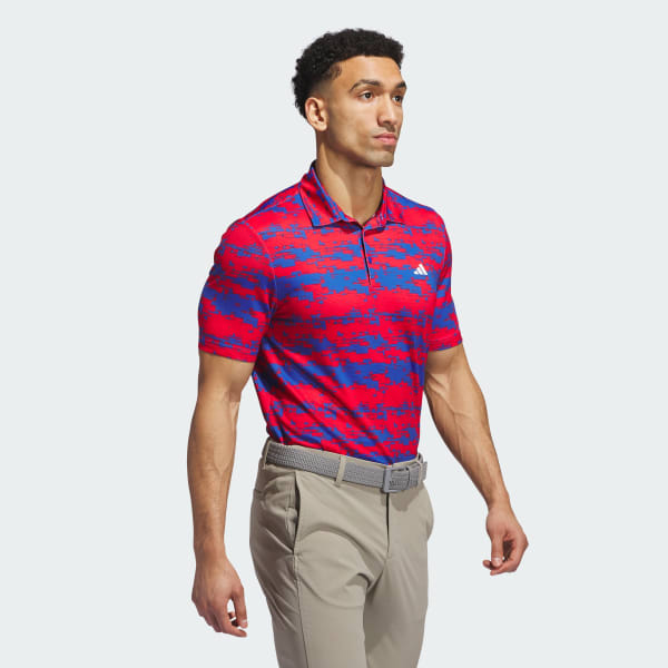 Red Ultimate365 HEAT.RDY Stripe Polo Shirt