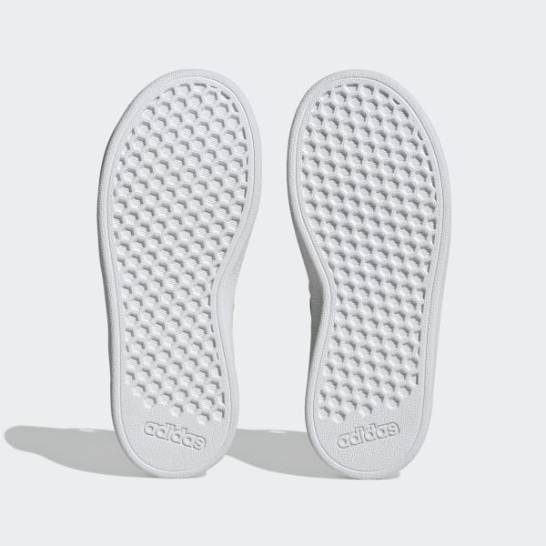 adidas Grand Court Elastic Lace and Top Strap Shoes White