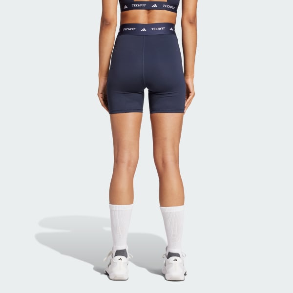 ★2025SS新作★KIRSH★LINE POINT SHORT LEGGINGS adidas Techfit Short Leggings - Blue | Free Shipping with