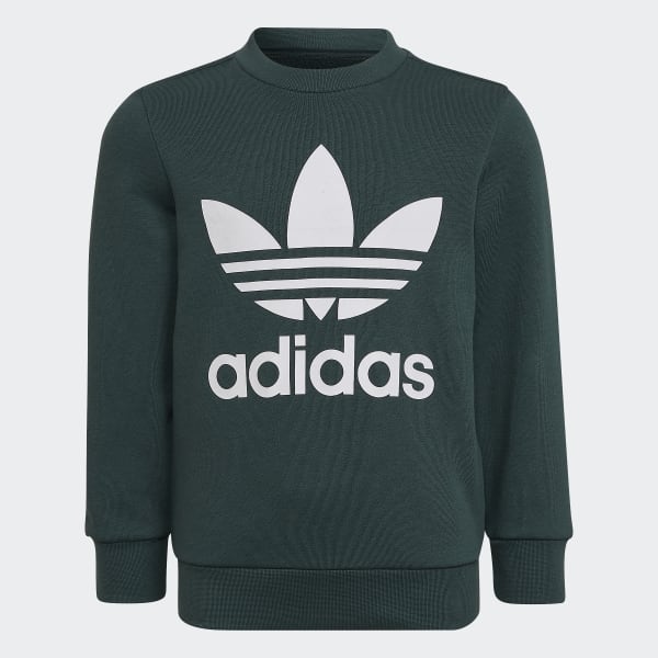 Green Adicolor Crew Set