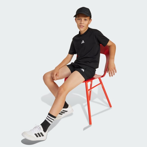 สีดำ เสื้อยืด Essentials สำหรับเด็ก