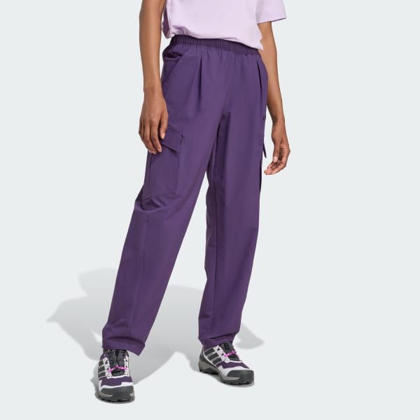 Purple Terrex Xploric Cargo Joggers