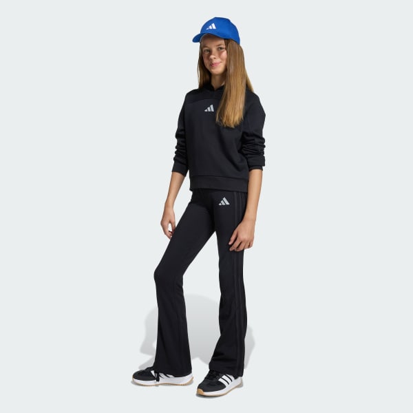 Black Seasonals Glam Flared Leggings