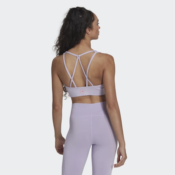 Fioletowy adidas by Stella McCartney TrueStrength Medium-Support Bra CT507