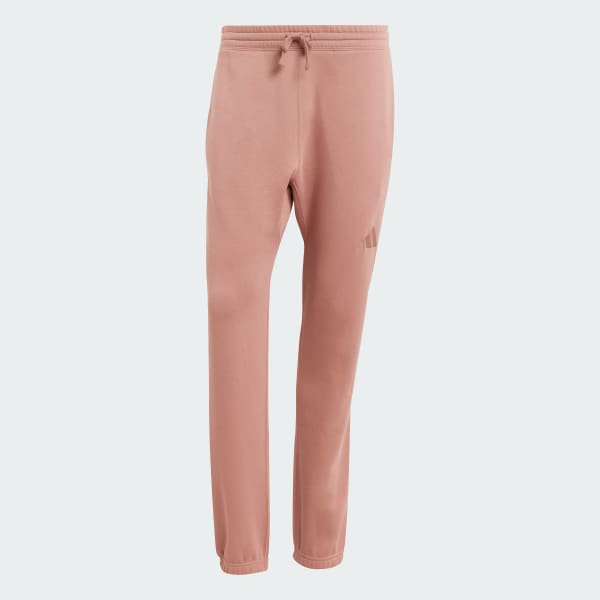 adidas ALL SZN Fleece Regular Tapered Pants - Pink | Free