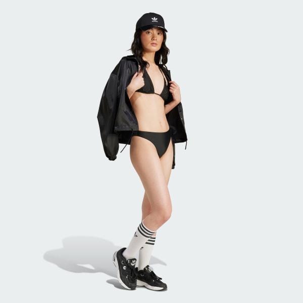 Schwarz Adicolor Bikinihose