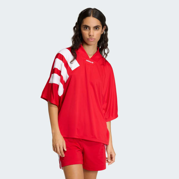 Red BLOCKING T-SHIRT