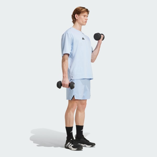 Blue PrimeLift Workout Oversize T-Shirt