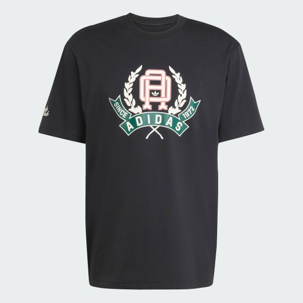 สีดำ เสื้อยืดทรงหลวม