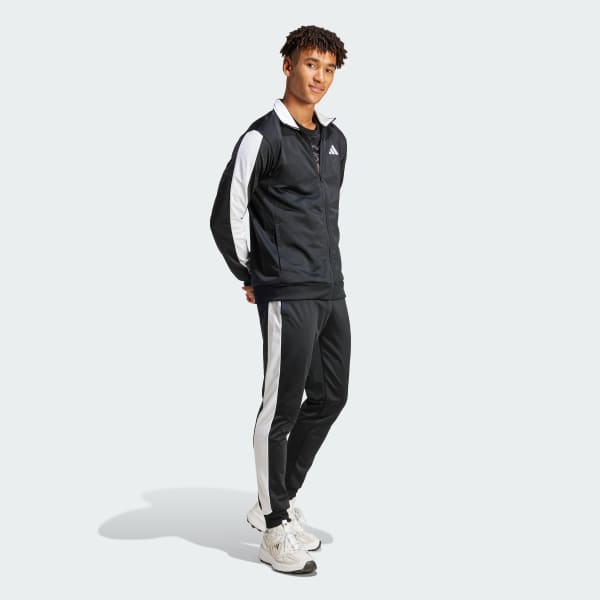 Preto Agasalho Sportswear Basic Tricot Colorblock