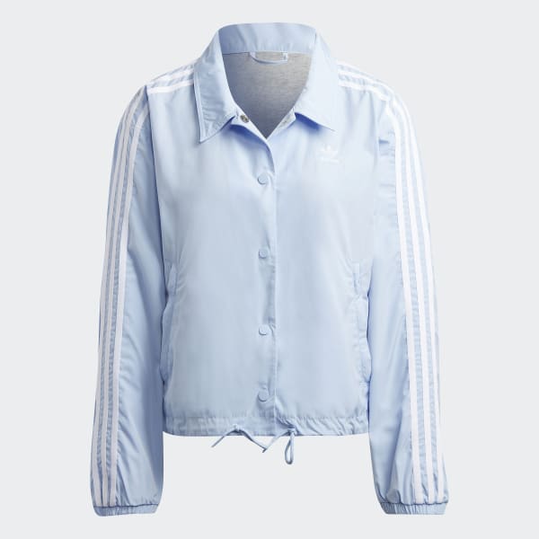 Azul Casaca Adicolor Classics 3-Stripes Coach