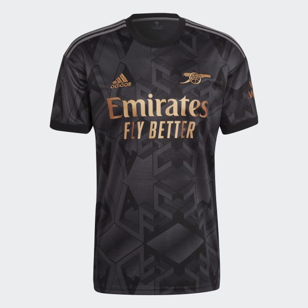 Svart Arsenal 22/23 Away Jersey