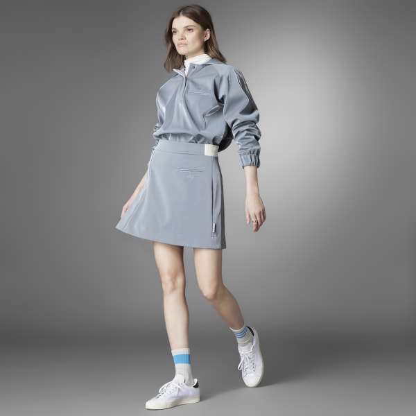 adidas Blue Version High Shine Skirt - Grey | Lifestyle | adidas US