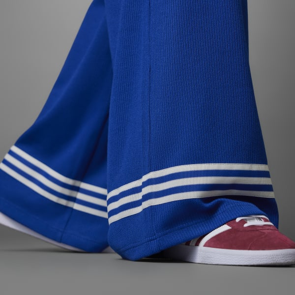 Azul Pantalón Adicolor Heritage Now Knit Pierna Ancha