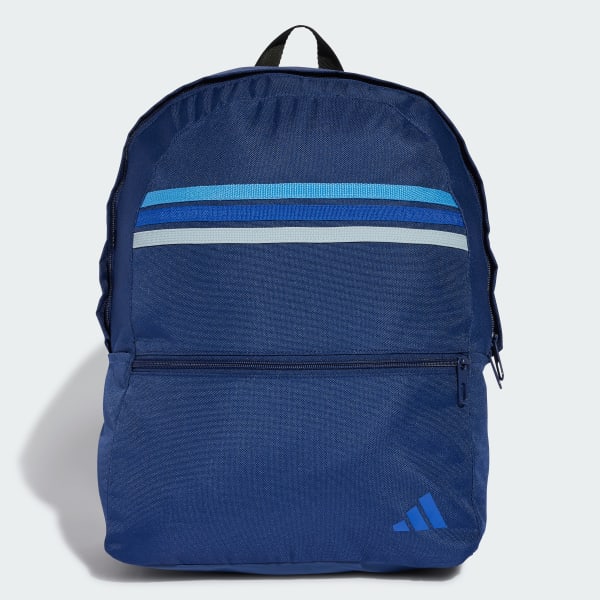 Blue Classic Back-to-School Stripes Backpack