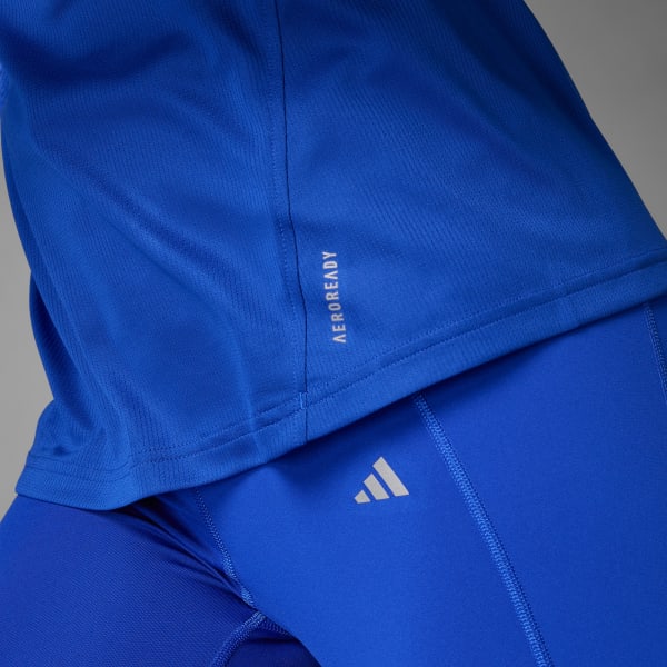 Blue Run It Tank Top