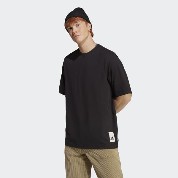 Adidas discount shirt zwart