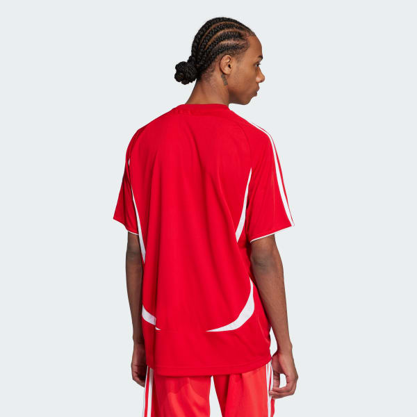 adidas Adicolor Teamgeist Tee - Red | Free Shipping with