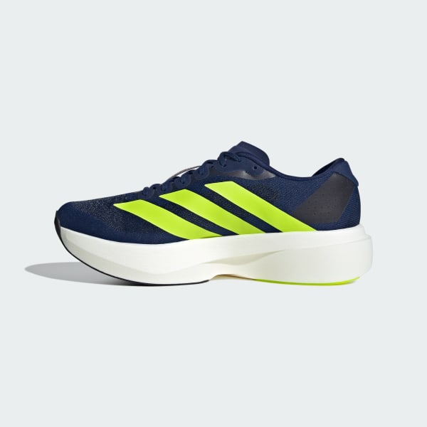 adidas adizero Evo SL 28cm ネイビー/イエロー 中古・古着通販】adidas (アディダス) ADIZERO EVO SL ネイビー