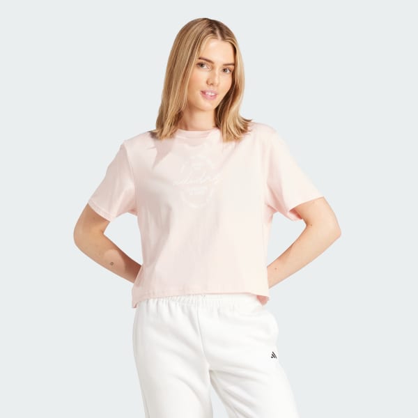 Pink Brand Love Signature Graphic T-Shirt